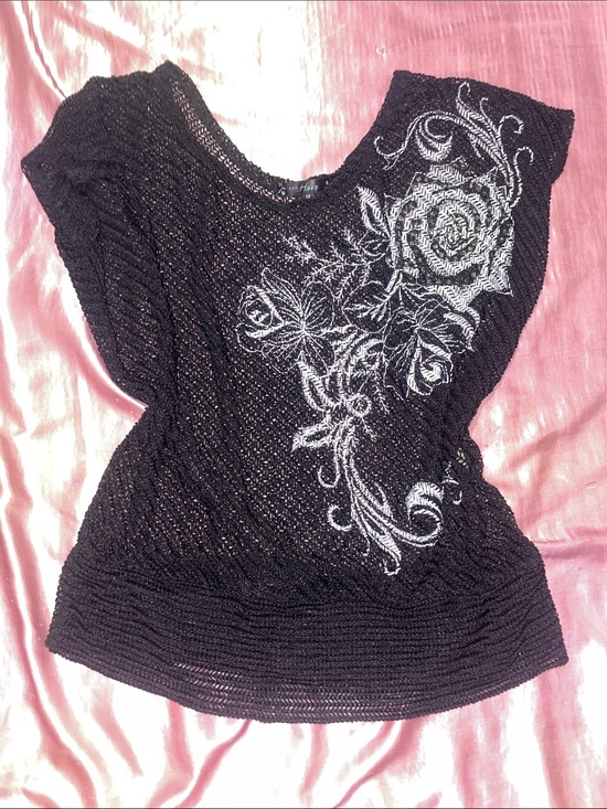 Nordstrom Rack Tops - Nordstrom Rack Black Rhinestone Top 🖤